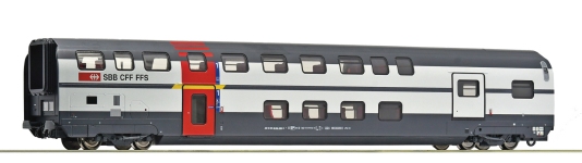 Roco 6200214 - H0 - Doppelstockwagen 1. Kl. mit Gepäckabteil, SBB, Ep. V-VI